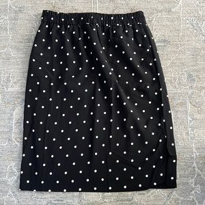J.Crew factory polka dot skirt